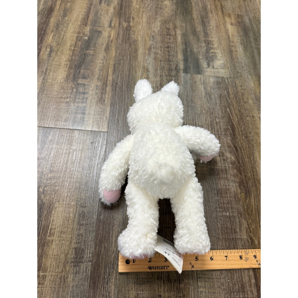 Steiff Teddy Bear in Easter Bunny Costume White Brown Hase Plush 114052 Tag - Picture 6 of 11
